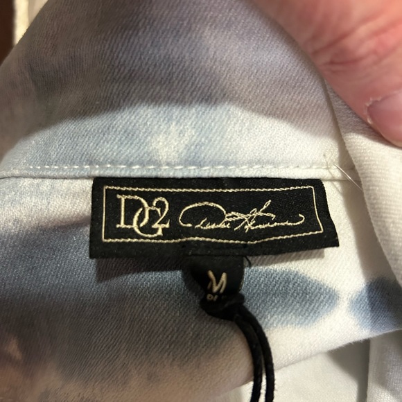 DG2 by Diane Gilman Tie Dye Denim
Printed Boxy Jacket SZ M - Picture 8 of 12